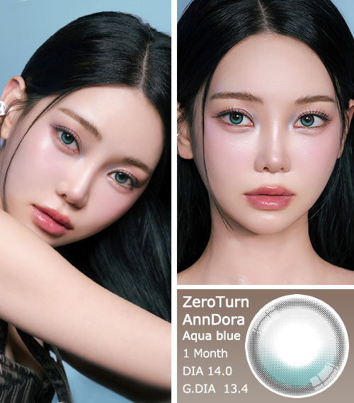 [1-Month] ZeroTurn AnnDora Aqua blue (2pcs)3
