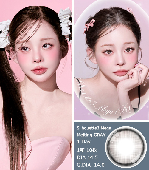 [1-Day] Silhouette3 Mega Melting GRAY (1箱 10枚)3