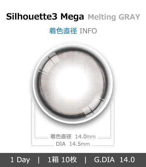 [1-Day] Silhouette3 Mega Melting GRAY (1箱 10枚)4