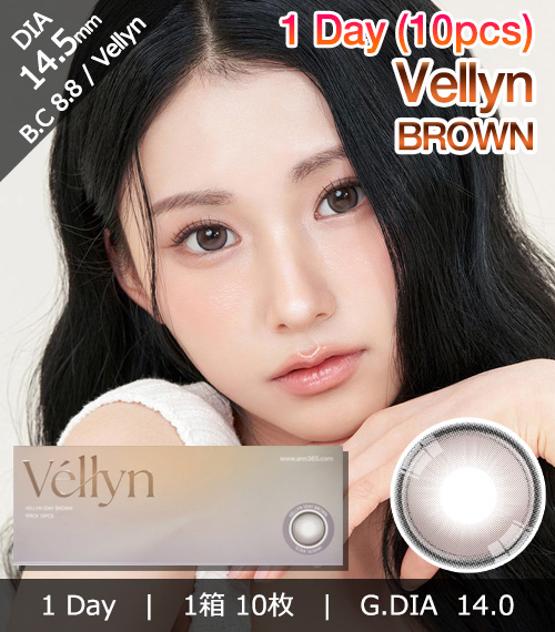 [1-Day] Vellyn BROWN (10pcs)