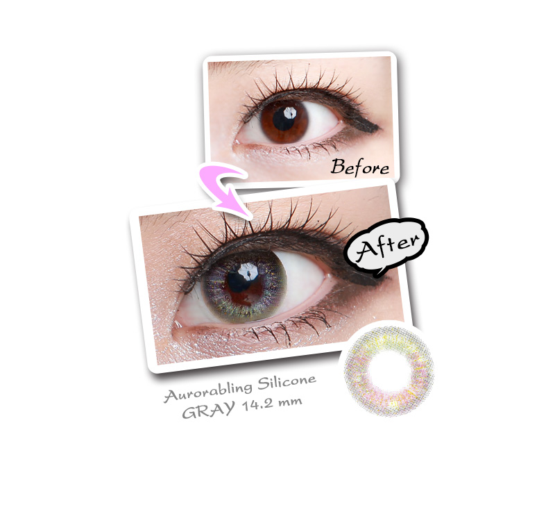 [6-Months] Aurorabling Silicone Gray (2pcs)