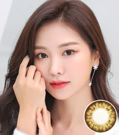 [乱視用/ブラウン] フレッシュ ピーチ 3-tone2