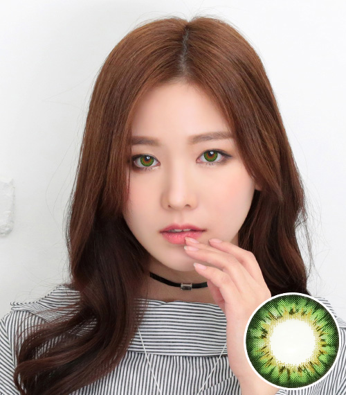 [乱視用/グリーン] フレッシュ ピーチ 3-tone2