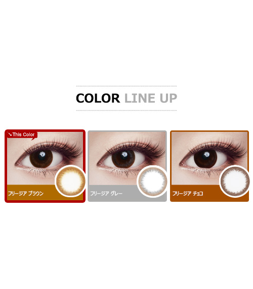 [遠視用/ブラウン] フリージア5