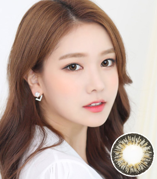 [遠視用/グレー] ジニア フローラル2