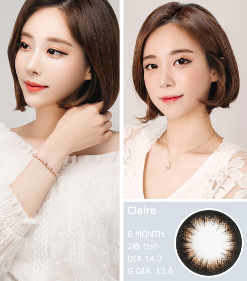 [乱視用/ブラウン] クレア3