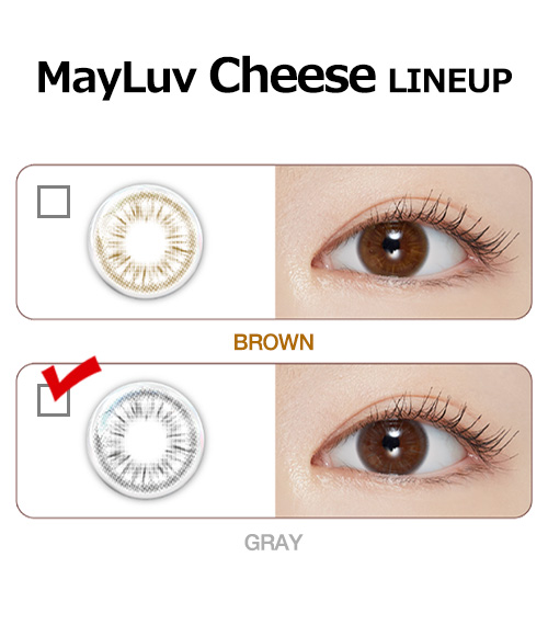 [1 Month/グレー] メイラブ チーズ (1箱 2枚)5