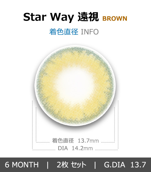 [遠視用/ブラウン] スターウェイ4