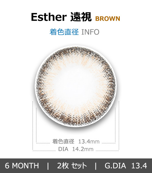 [遠視用/ブラウン] エスター4