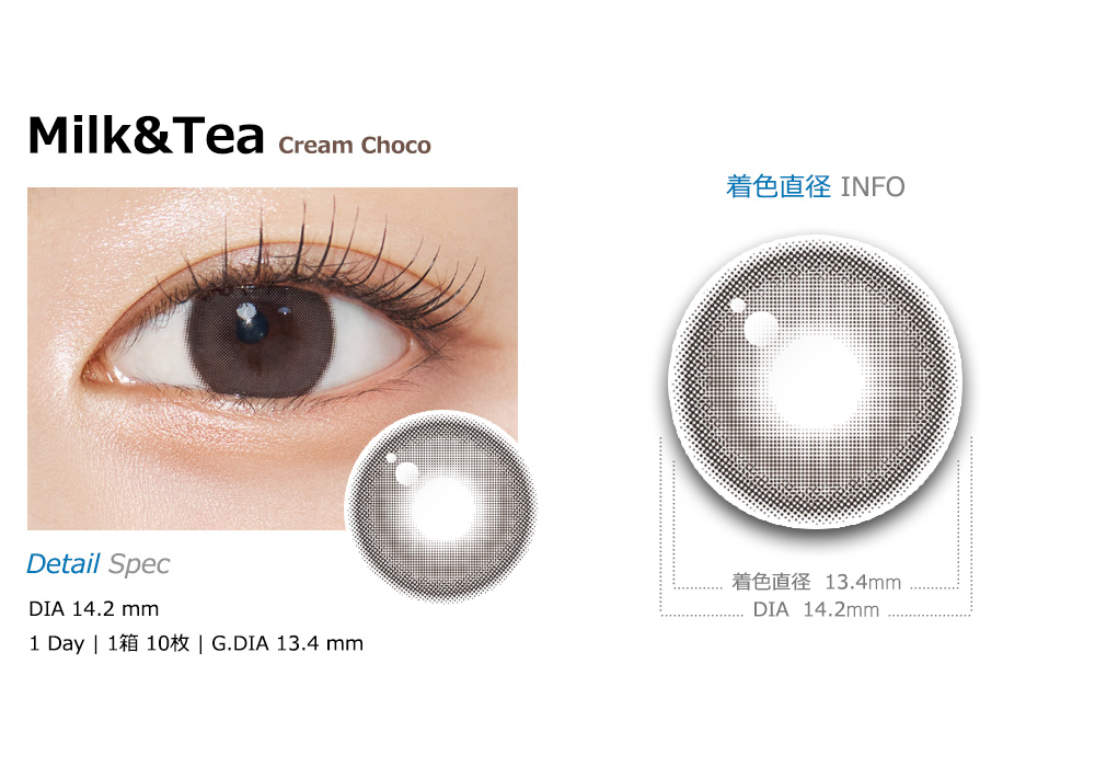 [1 Day/クリーム チョコ] ミルク アンティ シリコン (1箱 10枚)