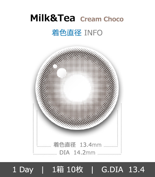 [1 Day/クリーム チョコ] ミルク アンティ シリコン (1箱 10枚)4