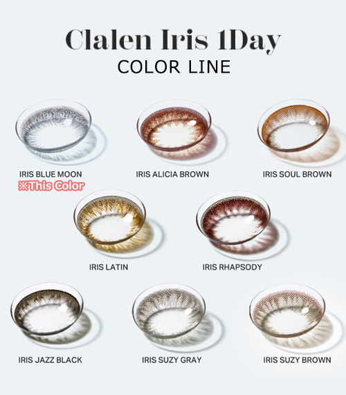 [1 Day/ブルー ムーン] クラレン アイリス (1箱 40枚)5