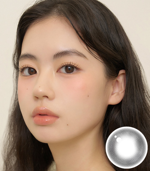 [1 Month/クリア ブラック] ヴィレ シリコン (1箱 2枚)2