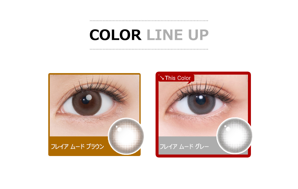 [1 Day/ムード グレー] フレイア シリコン (1箱 10枚)