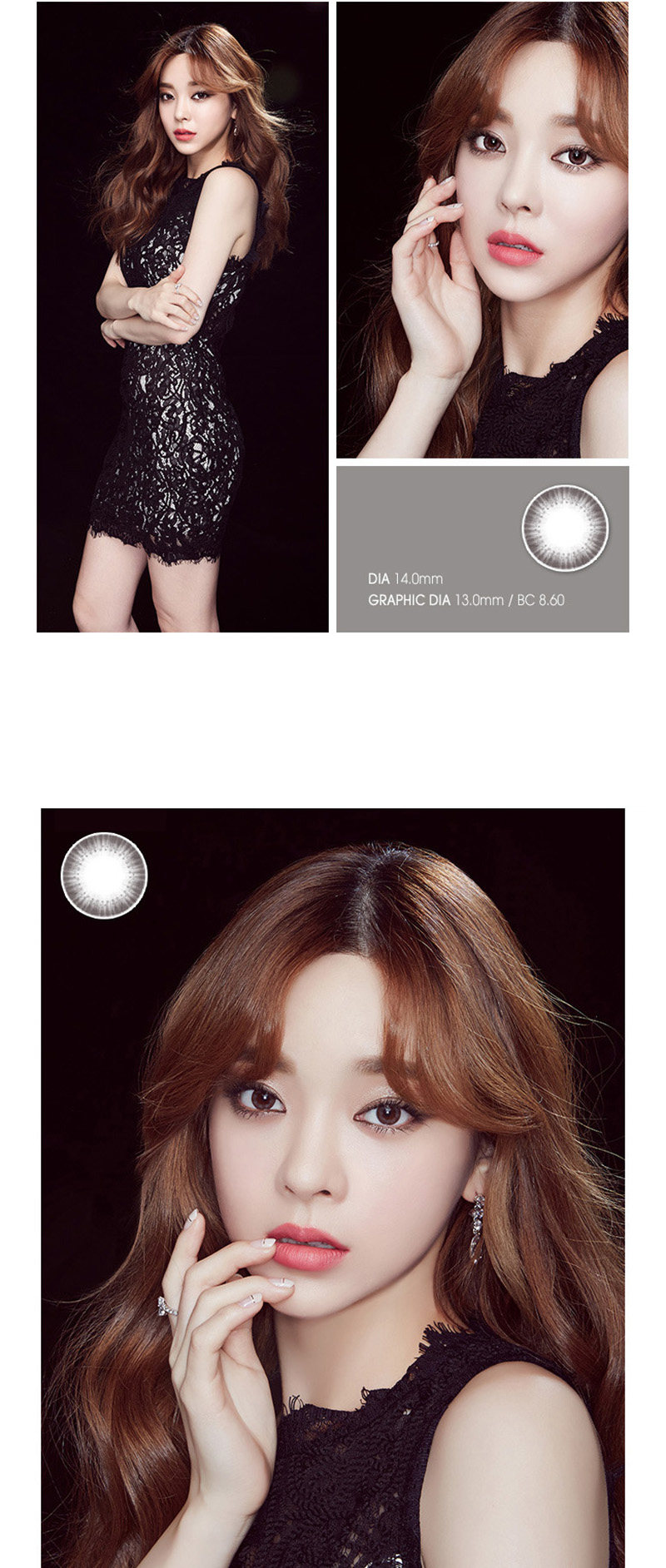 [グレー/GRAY] イット・ガール スターリング パール