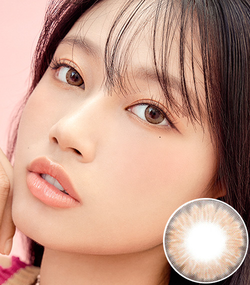 [1 Day/ブラウン]  ワンダー・アイ (1箱 10枚)2