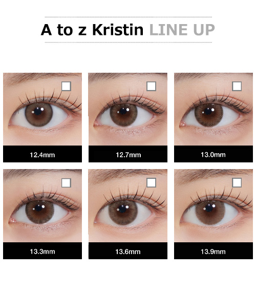 [1 Day/ブラウン] エー・トゥ・ジー・クリスティン カスタム (1箱 10枚)5