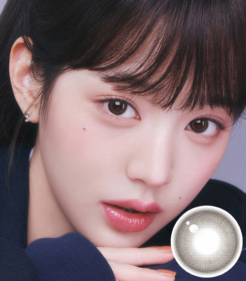 [1 Month/ショート ブラウン] ビーン・クリスティン シリコン (1箱 2枚)2