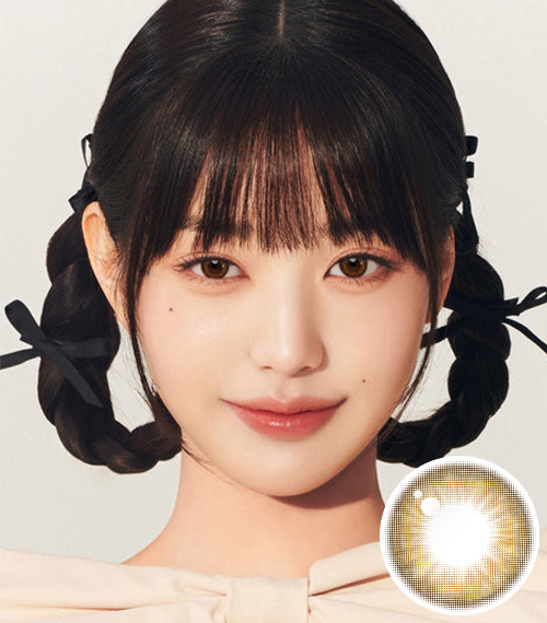 [1 Month/ヘーゼル ブラウン] ビタースイート・クリスティン シリコン (1箱 2枚)2