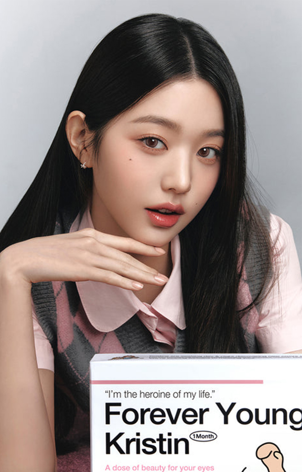 [1 Day/ワナビー ブラウン] フォーエバーヤング・クリスティン (1箱 10枚)