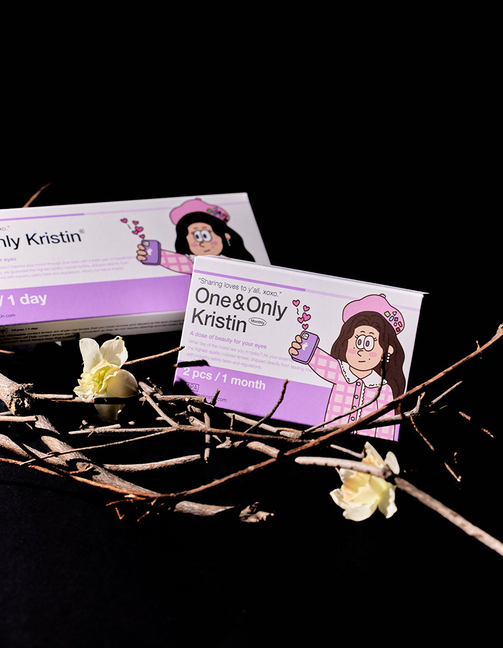 [1 Day/ブラウン] ワン&オンリー・クリスティン (1箱 10枚)