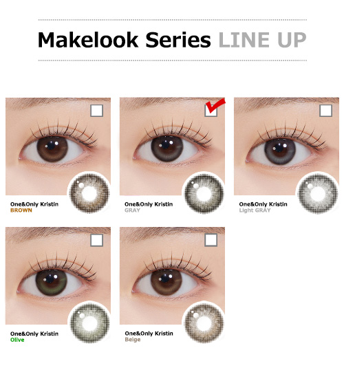 [1 Day/グレー] ワン&オンリー・クリスティン (1箱 10枚)5