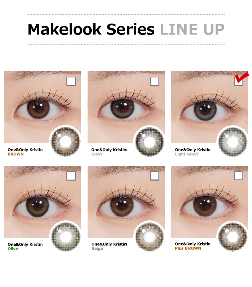 [1 Month/ライト グレー] ワン&オンリー・クリスティン シリコン (1箱 2枚)5