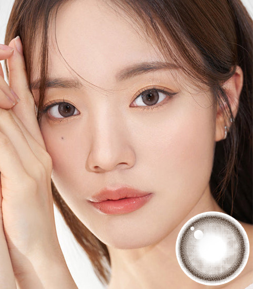 [1 Day/アッシュ ブラウン] シースルー ・クリスティン PC (1箱 10枚)2