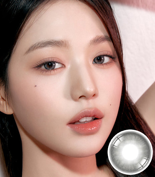 [1 Month/ミッドナイト グレー] ショッパーホリック・クリスティン (1箱 2枚)2