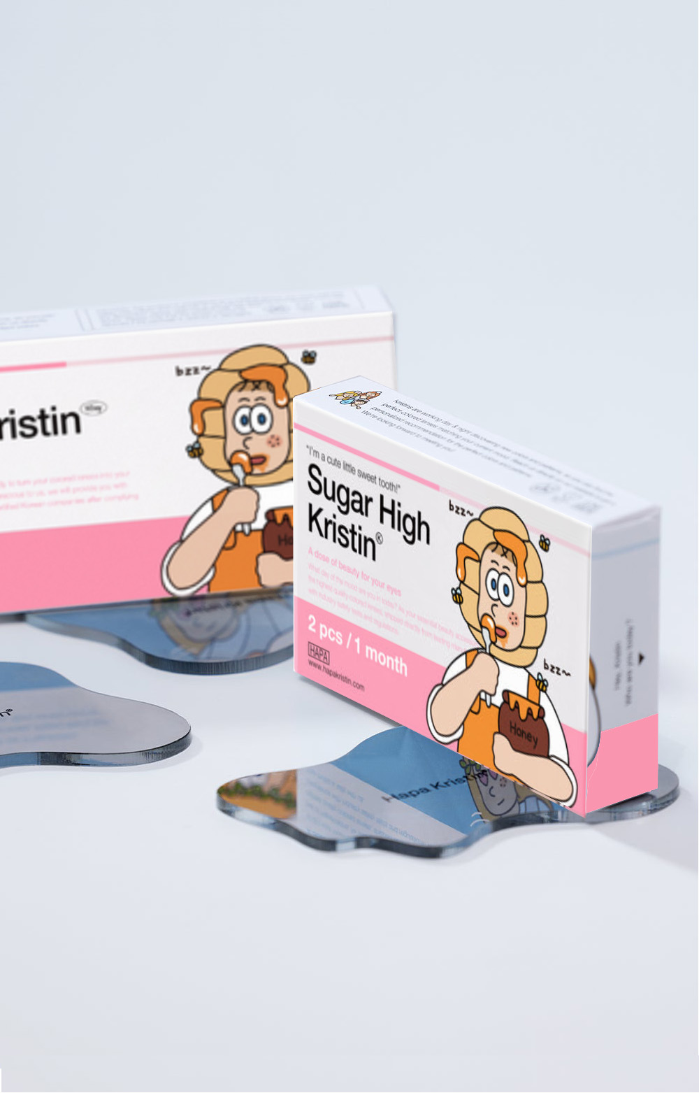 [1 Day/ベージュ] シュガーハイ・クリスティン (1箱 10枚)