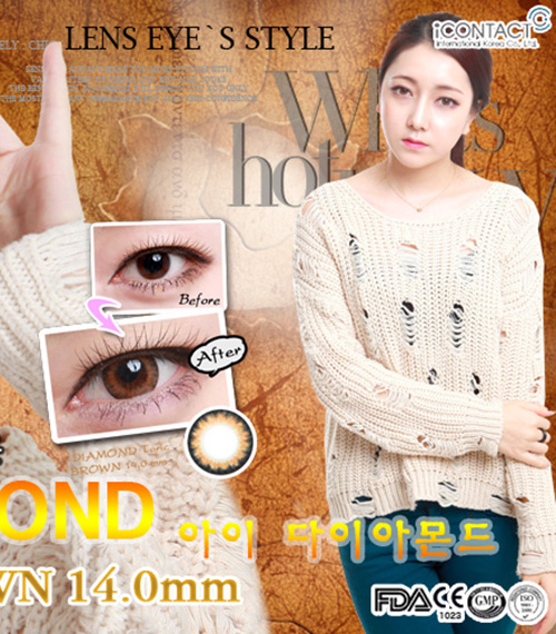 [ブラウン/BROWN] アイ-ダイヤモンド5