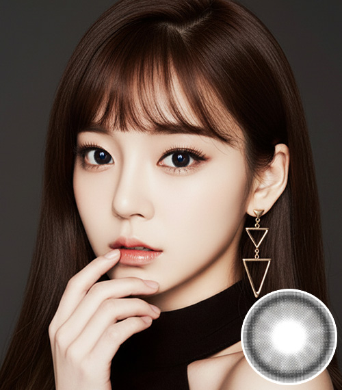 [1 Month/グレー] ナチュラル シャイニーコーラル2 (1箱 2枚)2