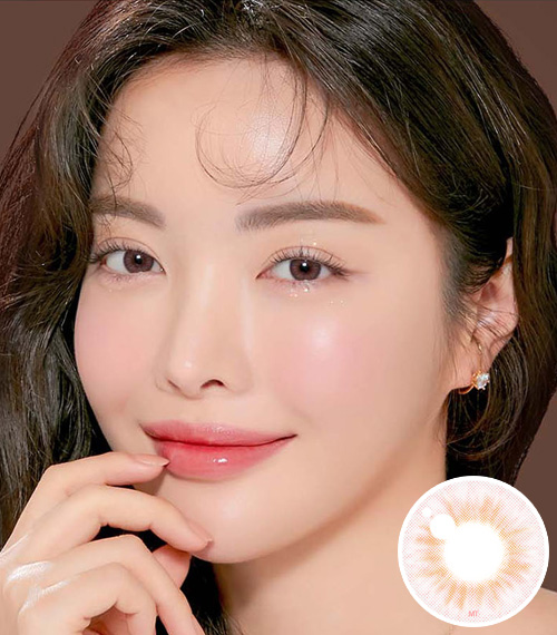 【1ヶ月/乱視用】 トリカ エンジェル  ピンク ブラウン (1箱2枚)2