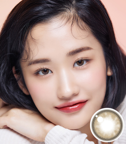 【1ヶ月/オリーブ ブラウン】 トリカ アッシュ (1箱2枚)2