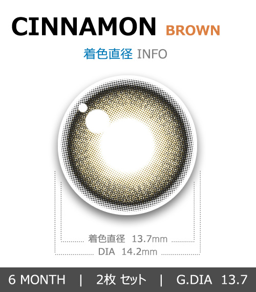 【6ヶ月/乱視用】 トリカ シナモン ブラウン4