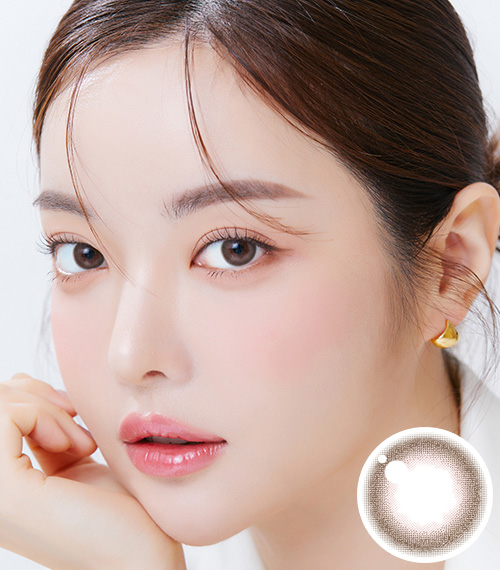 【1ヶ月/ピンク ブラウン】 トリカ ダズル (1箱2枚)2