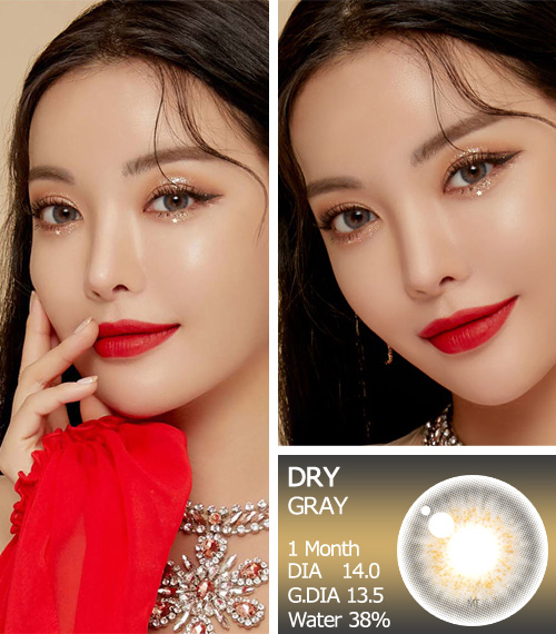 【1ヶ月/グレー】 トリカ ドライ (1箱2枚)3