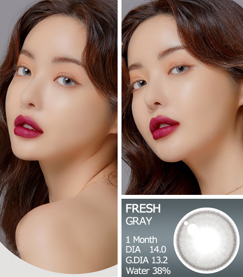 【1ヶ月/乱視用】 トリカ フレッシュ グレー (1箱2枚)3