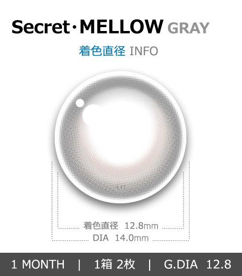 【1ヶ月/乱視用】 トリカ メロウ グレー (1箱2枚)4