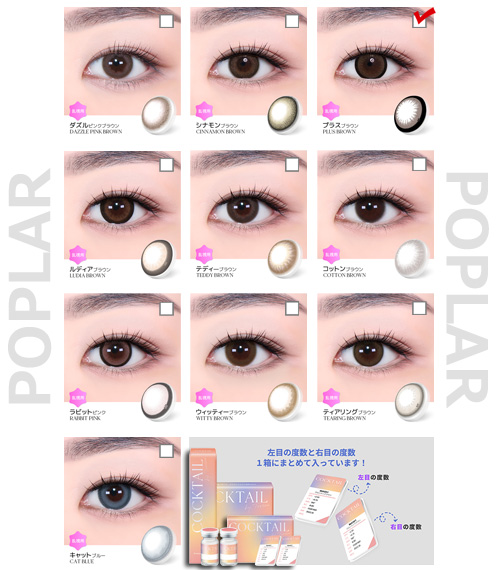 【1ヶ月/ダーク ブラウン】 トリカ プラス (1箱2枚)5