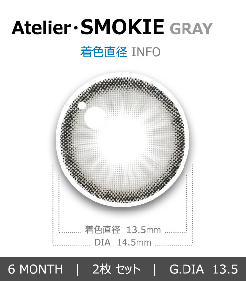 【6ヶ月/乱視用】 トリカ スモーキー グレー4