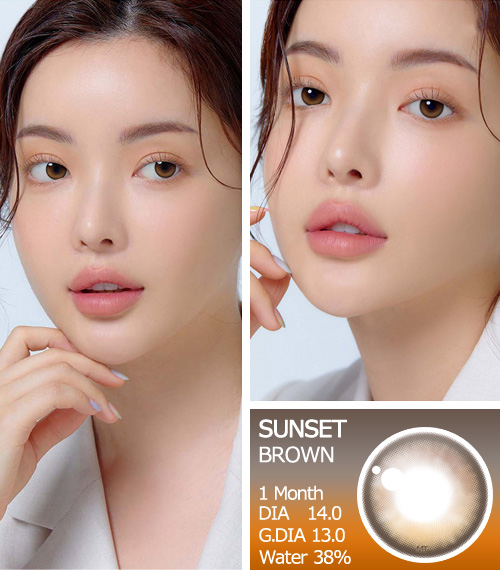 【2週間/乱視用】 トリカ サンセット ブラウン (1箱2枚)3