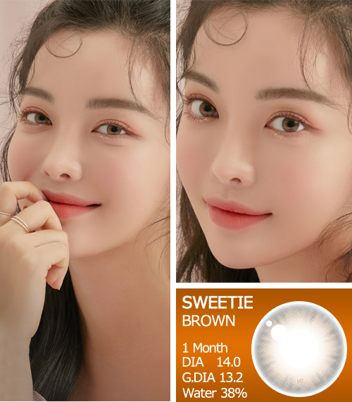 【2週間/乱視用】 トリカ スウィーティ ブラウン (1箱2枚)3