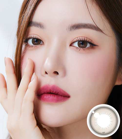 【1ヶ月/ベージュ ブラウン】 トリカ ティアリング (1箱2枚)2