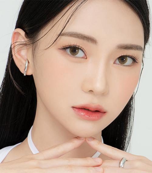 [1 Month/ブラウン] アイリーン シリコン (1箱 2枚)3