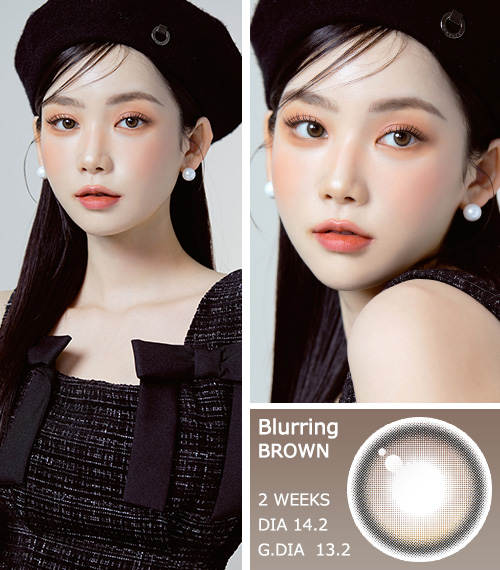 [2 Weeks/ブラウン] ブラーリング (1箱 2枚)3