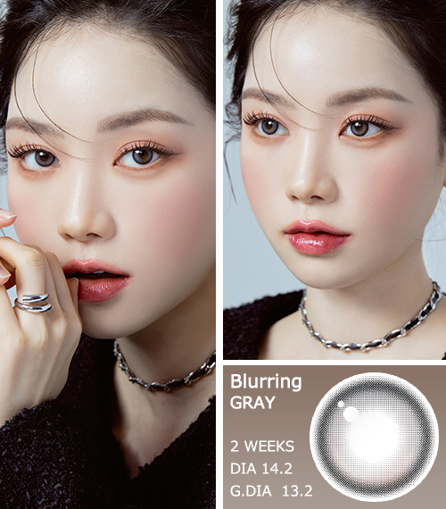 [2 Weeks/グレー] ブラーリング (1箱 2枚)3