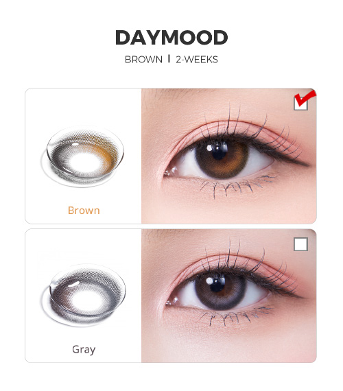 [2 Weeks/ブラウン] デイムード (1箱 2枚)5