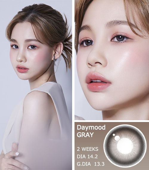 [2 Weeks/グレー] デイムード (1箱 2枚)3