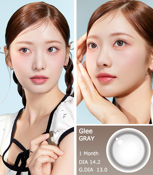 [1 Month/グレー] グリー (1箱 2枚)3